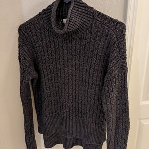 Loft mock neck knit sweater